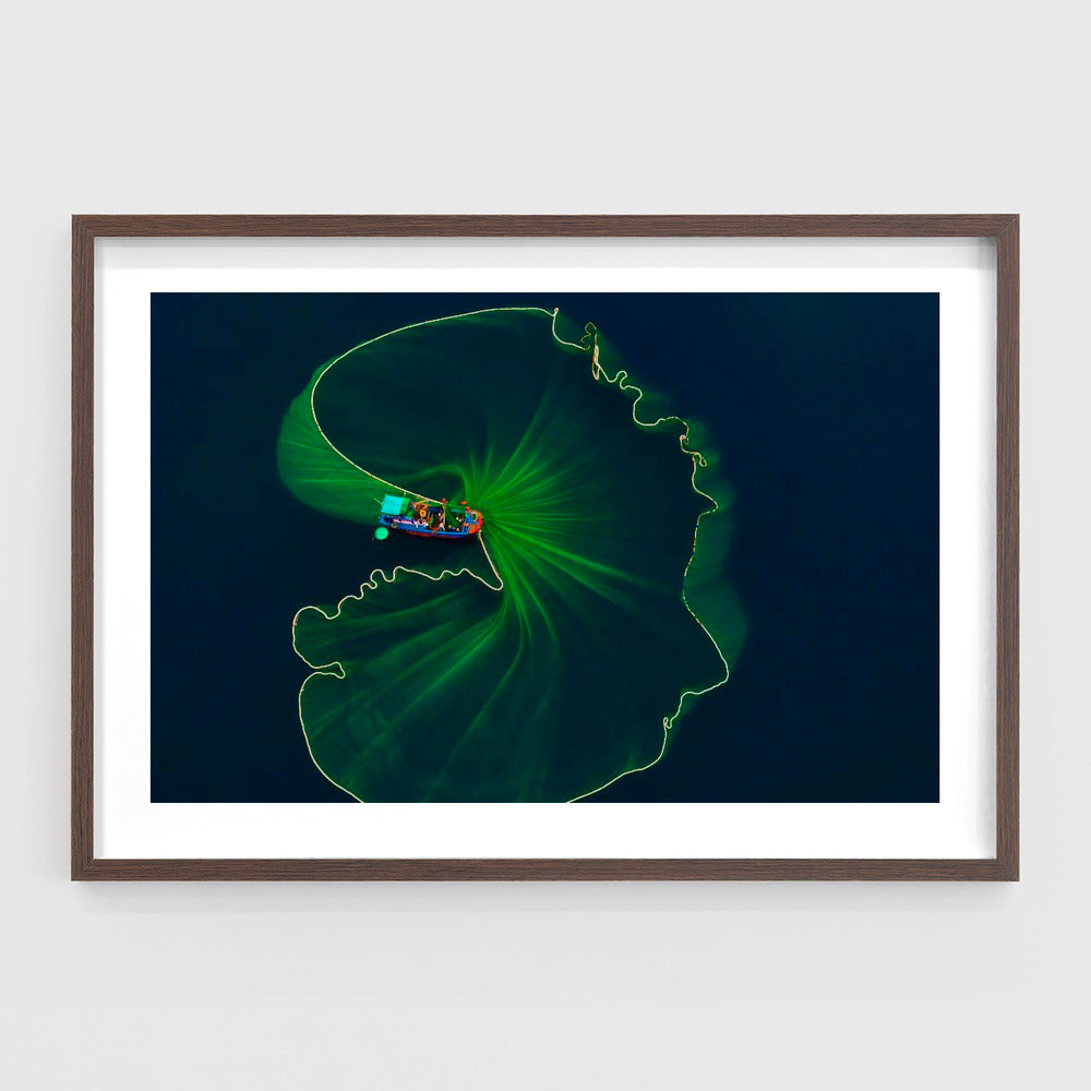 Lotus leaf on the sea