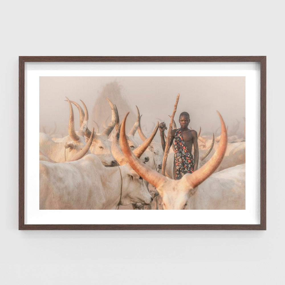 Framed Mundari herder