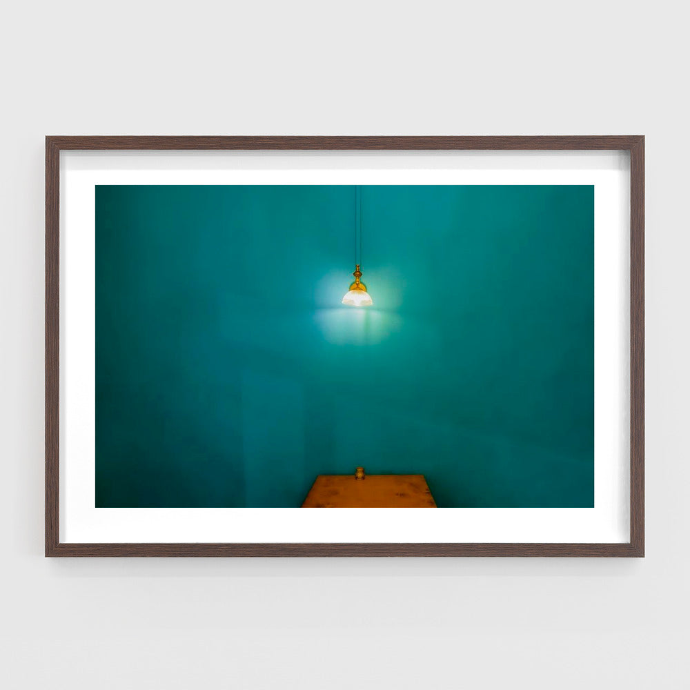 Light Table Blue wall