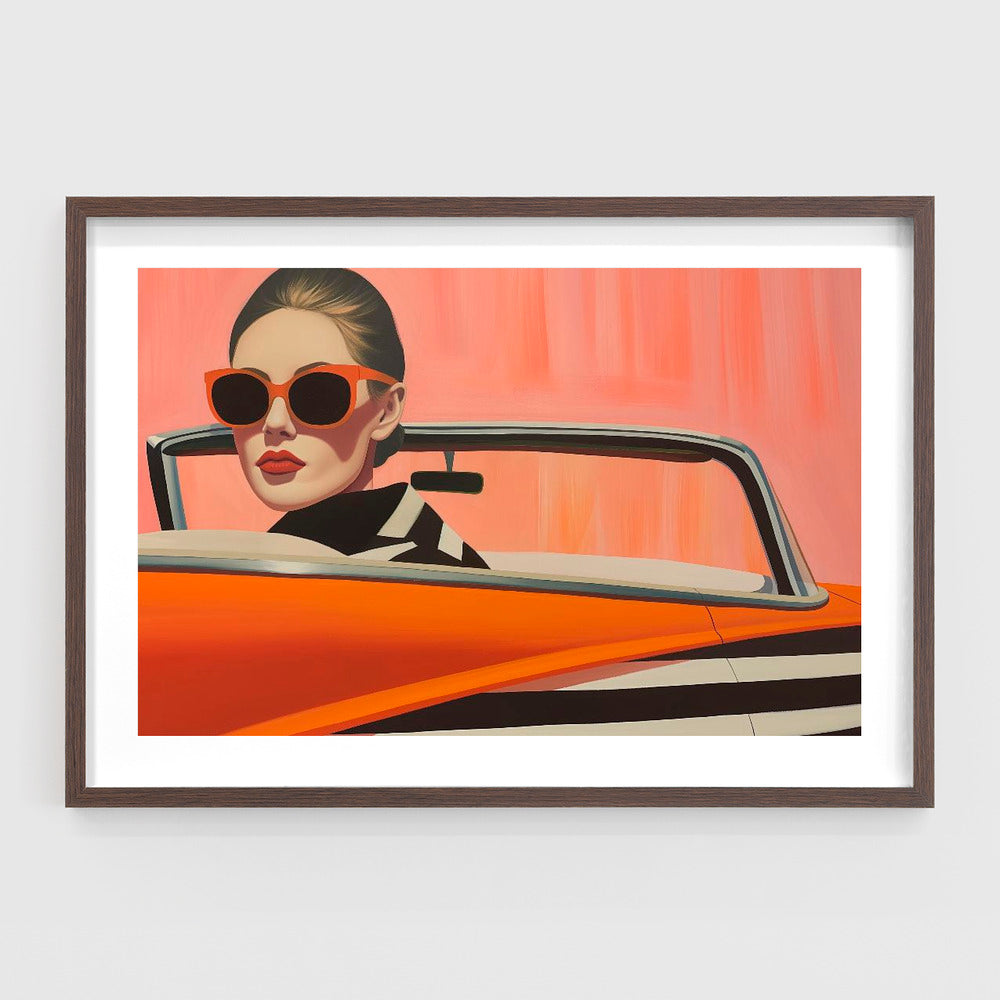 Woman In a Cadilac