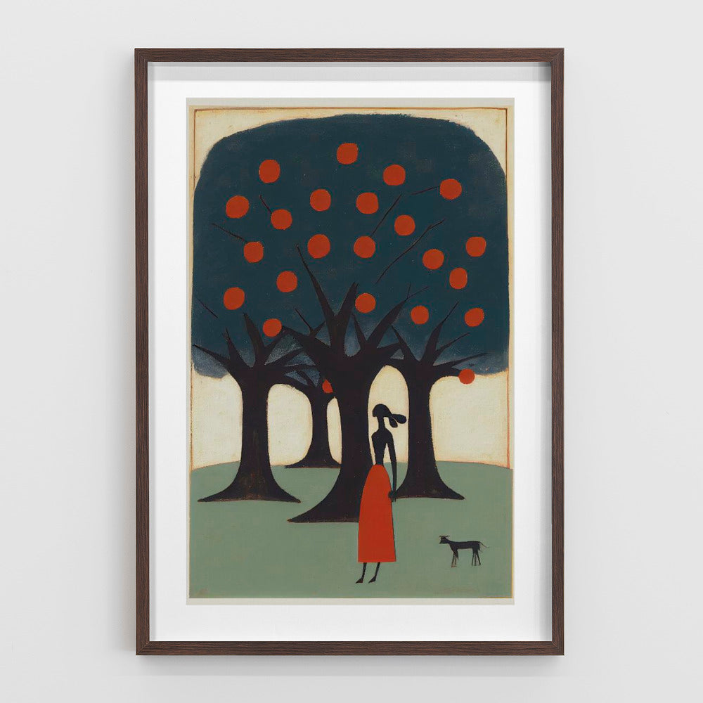 The Woman And The Apple Tree