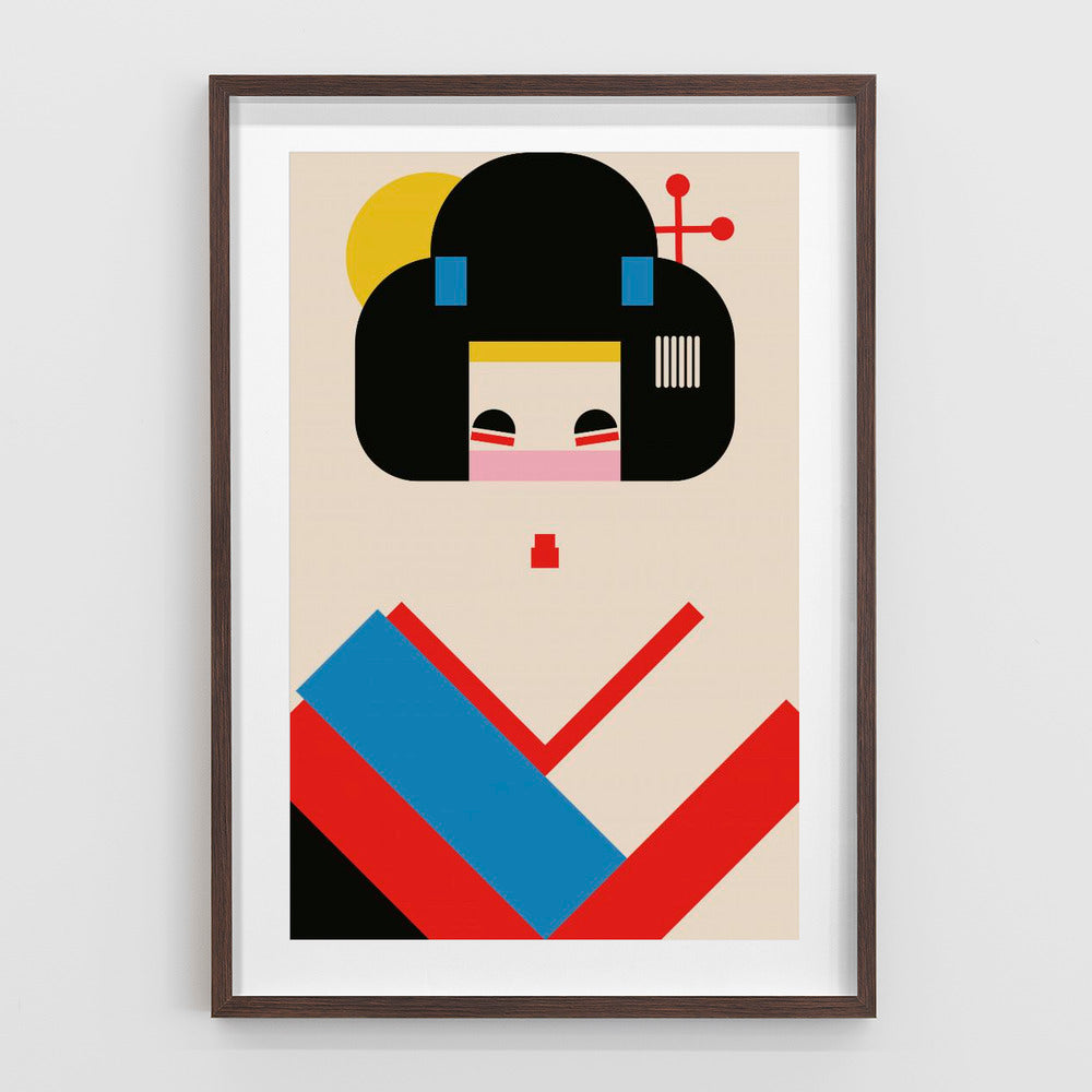 Geisha Girl Geometric