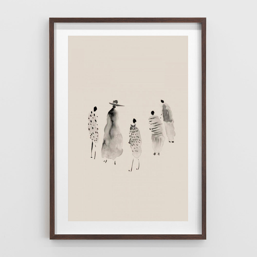 Quadro The People Going Out