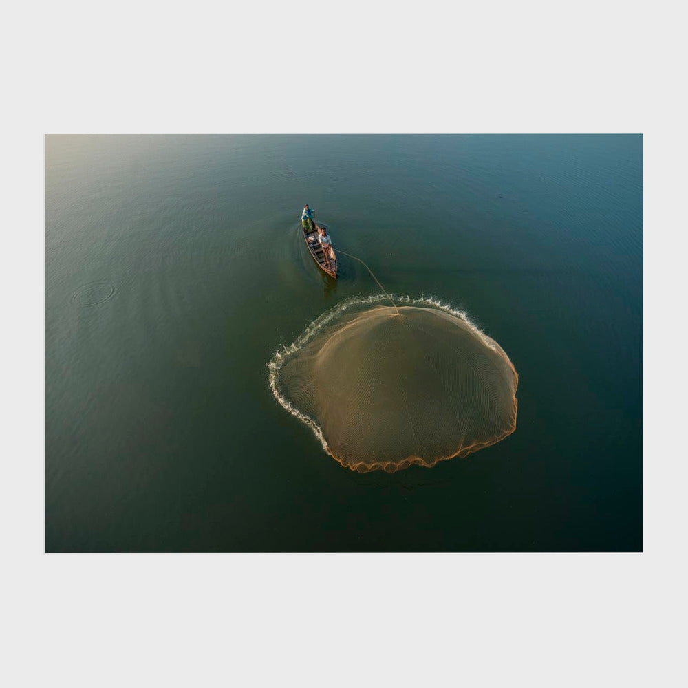 Fisherman, Amarapura, Mandalay, Burma, Myanmar