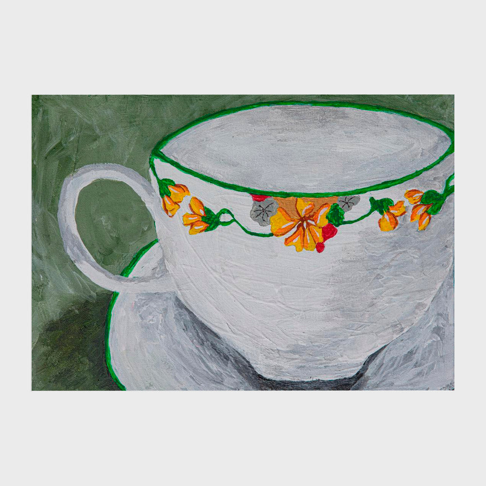 Teacup With Flowers