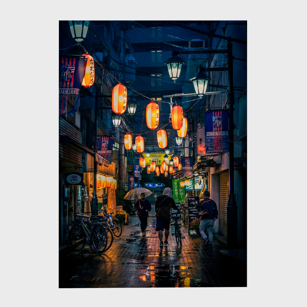 Night  street in tokyo