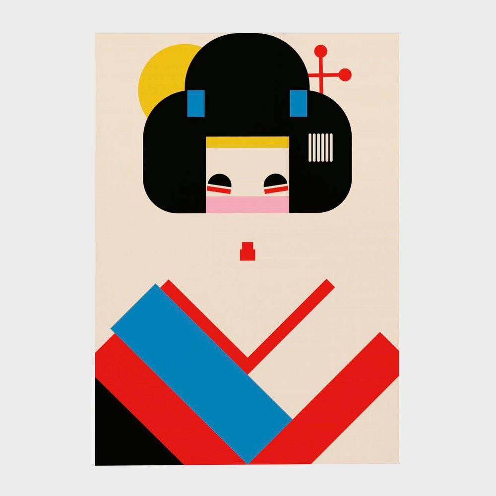 Geisha Girl Geometric